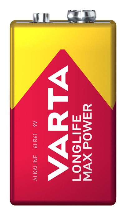 Varta Batterie Alkaline, E-Block, 6LR61, 9V